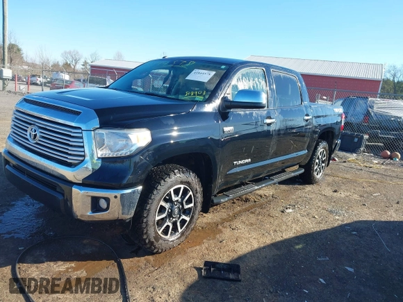 2016 Toyota Tundra 4WD Truck LTD with VIN 5TFHY5F15GX513903, listed as a IAAI auction lot 41844578 with 157,742 mi miles. Bid and sale history available at carsss.com. Image 2.