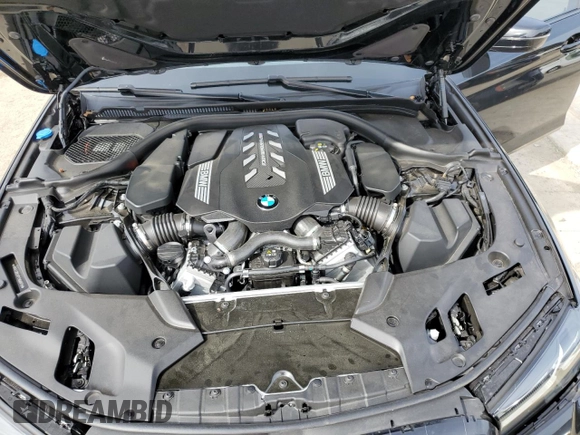 2023 BMW 5 Series M550i xDrive with VIN WBA13BK0XPCM98878, listed as a Copart auction lot 45580685 with 10,866 mi miles and Salvage title. Bid and sale history available at DreamBid. Image 13.