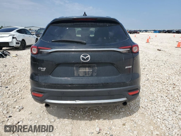 2019 Mazda CX-9 Grand Touring with VIN JM3TCBDY8K0303103, listed as a Copart auction lot 54381085 with 163,005 mi miles and Salvage Title. Bid and sale history available at DreamBid. Image 6.