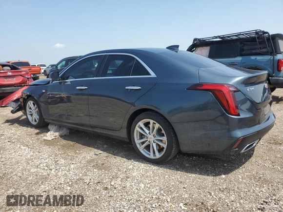 2021 Cadillac CT4 Luxury z VIN 1G6DJ5RKXM0125242, wystawiony jako Copart lot #54506465 z przebiegiem 74 390 mil mil oraz Szkody całkowita. Historia ofert i sprzedaży dostępna na DreamBid. Obrazek 2.