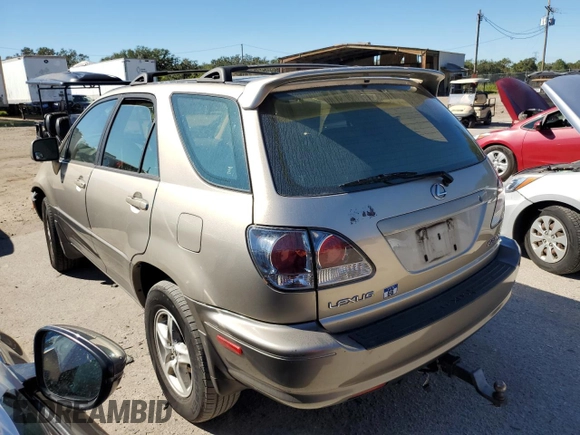 2002 Lexus RX 300 with VIN JTJHF10U920278373, listed as a Copart auction lot 81881594 with 197,501 mi miles and Salvage Title. Bid and sale history available at carsss.com. Image 2.
