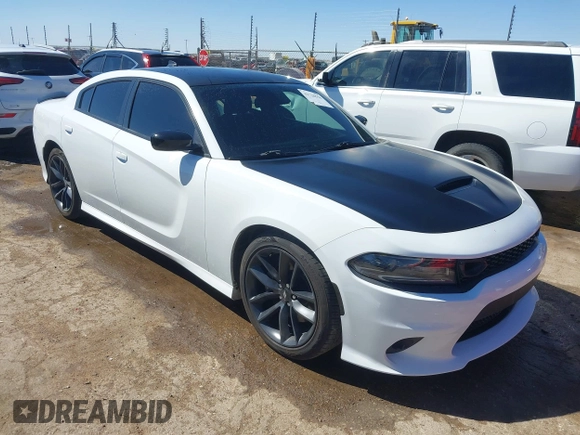 2021 Dodge Charger GT with VIN 2C3CDXHG5MH537741, listed as a IAAI auction lot 41728550 with 53,990 mi miles and . Bid and sale history available at DreamBid. Image 1.