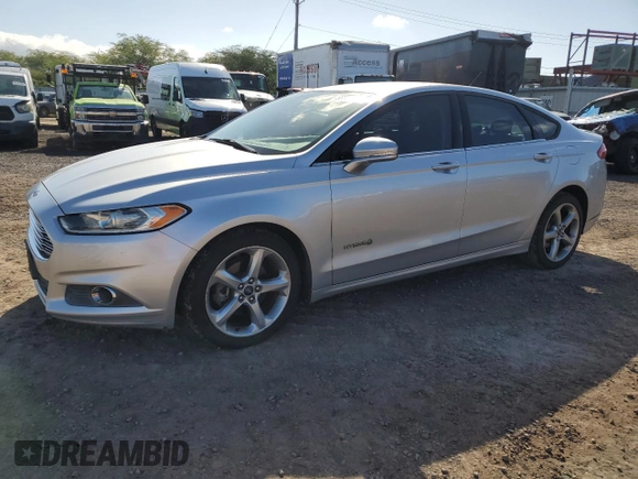 2013 Ford Fusion SE Hybrid z VIN 3FA6P0LU8DR325849, wystawiony jako Copart lot #53520515 z przebiegiem 93 615 mil mil oraz Czysty tytuł • Clean title. Historia ofert i sprzedaży dostępna na DreamBid. Obrazek 1.