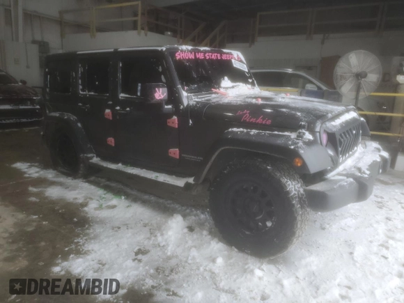 2016 Jeep Wrangler Unlimited Rubicon z VIN 1C4HJWFGXGL211657, wystawiony jako Copart lot #45135355 z przebiegiem 97 046 mil mil oraz Szkoda całkowita • Salvage title. Historia ofert i sprzedaży dostępna na DreamBid. Obrazek 4.