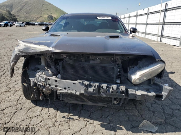 2014 Dodge Challenger SXT with VIN 2C3CDYAG3EH206562, listed as a Copart auction lot 46366115 with 130,415 mi miles and Salvage Title. Bid and sale history available at carsss.com. Image 5.