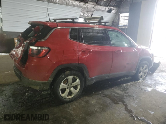 2018 Jeep Compass Latitude z VIN 3C4NJDBB9JT436892, wystawiony jako Copart lot #46238315 z przebiegiem 78 925 mil mil oraz Szkoda całkowita • Salvage title. Historia ofert i sprzedaży dostępna na DreamBid. Obrazek 3.