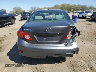 2009 Toyota Corolla with VIN JTDBL40E99J006440, listed as a Copart auction lot 53666405 with 190,060 mi miles and Salvage Title. Bid and sale history available at carsss.com. Image 6.