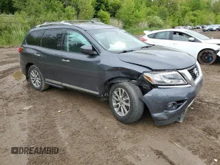 2014 Nissan Pathfinder Platinum with VIN 5N1AR2MM6EC725106, listed as a Copart auction lot 57661525 with 117,993 mi miles and Clean title. Bid and sale history available at DreamBid. Image 4.