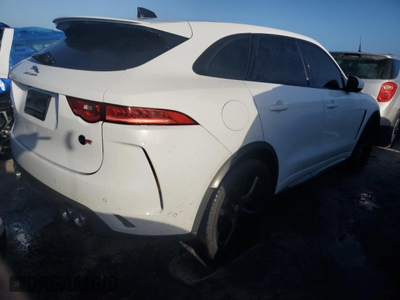 2020 Jaguar F-Pace SVR with VIN SADCZ2EE8LA631407, listed as a Copart auction lot 75533654 with Not Provided miles and Non Repairable. Bid and sale history available at DreamBid. Image 3.