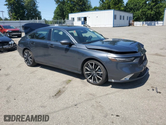 2024 Honda Accord Touring with VIN 1HGCY2F87RA005817, listed as a Copart auction lot 59211165 with 28,355 mi miles and Salvage title. Bid and sale history available at DreamBid. Image 4.