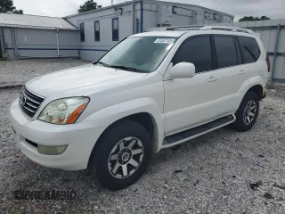 2004 Lexus GX 470 z VIN JTJBT20X340040679, wystawiony jako Copart lot #57557145 z przebiegiem 199 136 mil mil oraz Szkoda całkowita • Salvage title. Historia ofert i sprzedaży dostępna na DreamBid. Obrazek 1.