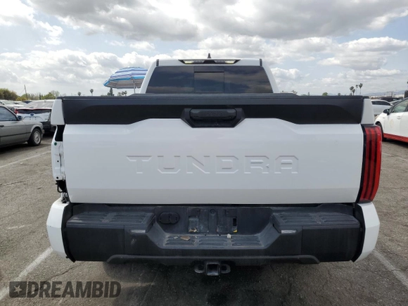 2022 Toyota Tundra SR z VIN 5TFKB5AA5NX008200, wystawiony jako Copart lot #51174545 z przebiegiem 51 898 mil mil oraz Szkoda całkowita • Salvage title. Historia ofert i sprzedaży dostępna na DreamBid. Obrazek 6.