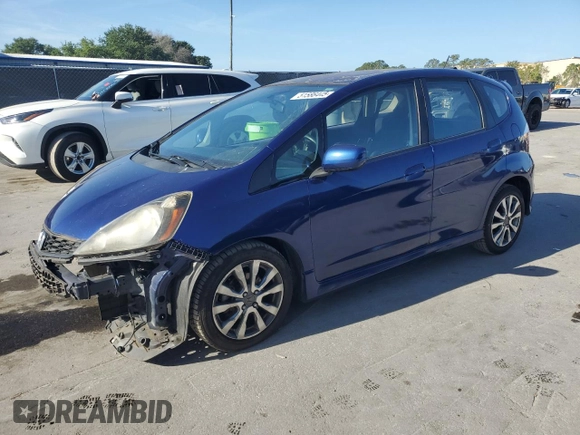 2012 Honda Fit Sport with VIN JHMGE8H58CC032971, listed as a Copart auction lot 51586445 with 125,128 mi miles and Salvage Title. Bid and sale history available at carsss.com. Image 1.