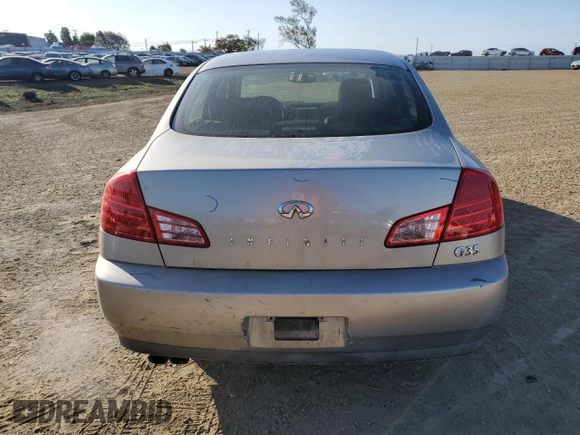 2003 Infiniti G35 w/Leather with VIN JNKCV51E33M325338, listed as a Copart auction lot 48560235 with 150,025 mi miles and Salvage Title. Bid and sale history available at carsss.com. Image 6.