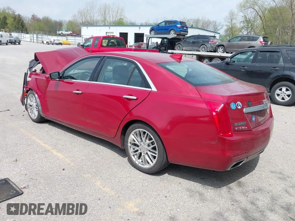 2015 Cadillac CTS Luxury AWD with VIN 1G6AX5SX5F0129130, listed as a IAAI auction lot 42147471 with 93,678 mi miles and . Bid and sale history available at DreamBid. Image 3.