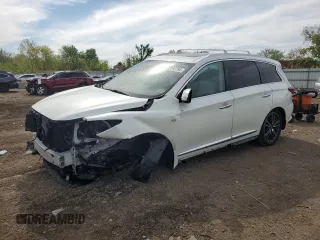 2020 Infiniti QX60 Signature Edition with VIN 5N1DL0MM2LC548361, listed as a Copart auction lot 56133795 with 27,806 mi miles and Salvage title. Bid and sale history available at DreamBid. Image 1.