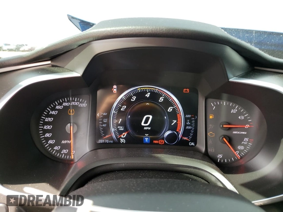 2019 Chevrolet Corvette Z06 2LZ with VIN 1G1YR2D6XK5604656, listed as a Copart auction lot 50536073 with 28,176 mi miles and Salvage Title. Bid and sale history available at carsss.com. Image 9.