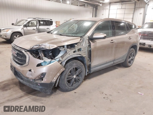 2018 GMC Terrain SLE with VIN 3GKALTEV0JL358807, listed as a IAAI auction lot 41455770 with 72,472 mi miles. Bid and sale history available at carsss.com. Image 18.