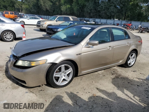2004 Acura TL with VIN 19UUA66274A022749, listed as a Copart auction lot 48328425 with 164,501 mi miles and Non Repairable. Bid and sale history available at carsss.com. Image 1.