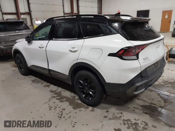 2023 Kia Sportage X-Pro with VIN 5XYK7CAF5PG101368, listed as a IAAI auction lot 41547033 with 31,839 mi miles and . Bid and sale history available at carsss.com. Image 3.