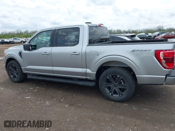2023 Ford F-150 XL with VIN 1FTEW1C53PFC27546, listed as a IAAI auction lot 42123401 with 53,881 mi miles. Bid and sale history available at carsss.com. Image 14.