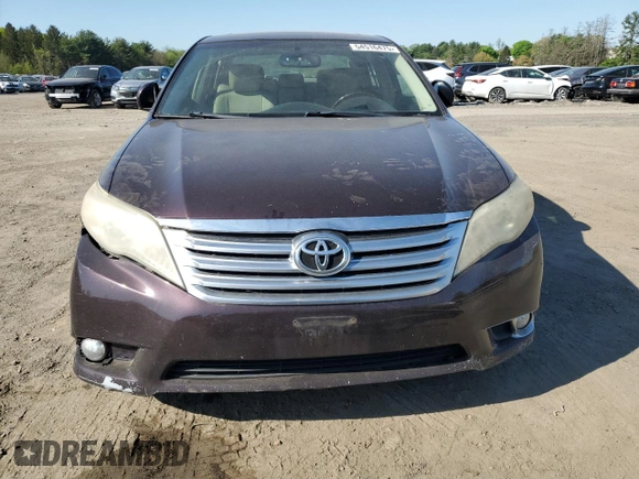 2011 Toyota Avalon with VIN 4T1BK3DB8BU383757, listed as a Copart auction lot 54516475 with 261,040 mi miles and Salvage Title. Bid and sale history available at carsss.com. Image 5.