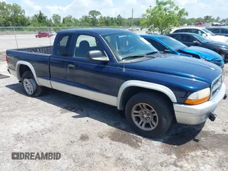 2003 Dodge Dakota SLT with VIN 1D7HL42N83S256346, listed as a IAAI auction lot 42454110 with 75,961 mi miles and . Bid and sale history available at DreamBid. Image 1.