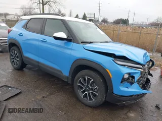 2024 Chevrolet TrailBlazer ACTIV with VIN KL79MSSL8RB066549, listed as a IAAI auction lot 41186738 with 10,542 mi miles and . Bid and sale history available at DreamBid. Image 1.
