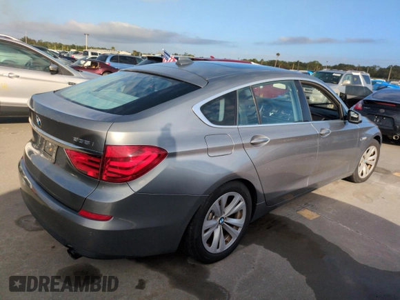 2011 BMW 5 Series GT 535i with VIN WBASN2C53BC201841, listed as a Copart auction lot 74802084 with Not Provided miles and Salvage Title. Bid and sale history available at carsss.com. Image 3.
