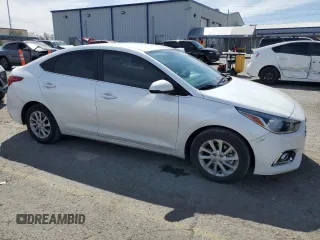 2021 Hyundai Accent SEL with VIN 3KPC24A65ME137515, listed as a Copart auction lot 53402215 with 39,882 mi miles and Salvage title. Bid and sale history available at DreamBid. Image 4.