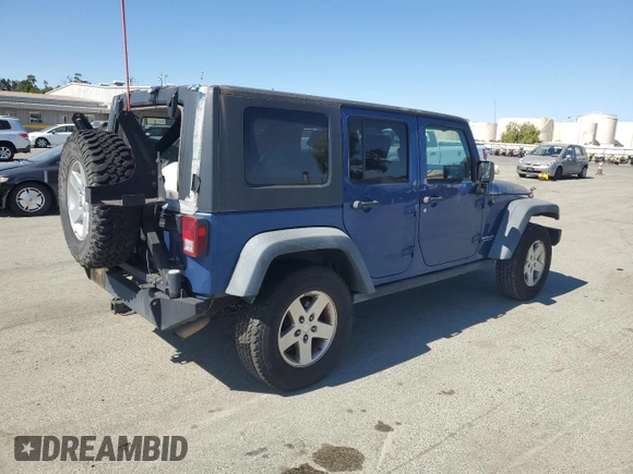 2010 Jeep Wrangler Unlimited Rubicon with VIN 1J4HA6H15AL225234, listed as a Copart auction lot 61270505 with 110,332 mi miles and Clean title. Bid and sale history available at DreamBid. Image 3.