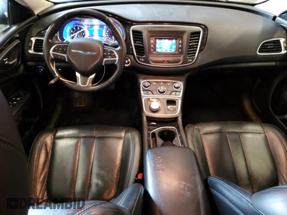2015 Chrysler 200 C with VIN 1C3CCCCB1FN549631, listed as a Copart auction lot 53673485 with 136,106 mi miles and Clean Title. Bid and sale history available at DreamBid. Image 8.