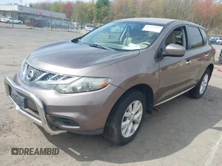 2011 Nissan Murano S with VIN JN8AZ1MWXBW161846, listed as a IAAI auction lot 42164049 with 81,624 mi miles and . Bid and sale history available at DreamBid. Image 2.