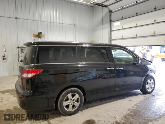 2013 Nissan Quest SV with VIN JN8AE2KP7D9063551, listed as a Copart auction lot 48493155 with 120,689 mi miles and Salvage title. Bid and sale history available at DreamBid. Image 3.
