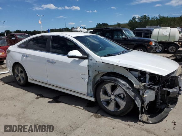 2017 Hyundai Sonata Hybrid Limited with VIN KMHE34L34HA066787, listed as a Copart auction lot 64254933 with 66,271 mi miles. Bid and sale history available at carsss.com. Image 4.