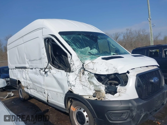 2022 Ford Transit Cargo z VIN 1FTBW3X81NKA04543, wystawiony jako IAAI lot #41763336 z przebiegiem 128 518 mil mil oraz . Historia ofert i sprzedaży dostępna na DreamBid. Obrazek 13.