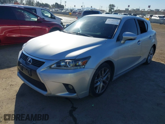 2014 Lexus CT 200h with VIN JTHKD5BH0E2193886, listed as a IAAI auction lot 41745546 with 110,008 mi miles and . Bid and sale history available at DreamBid. Image 2.