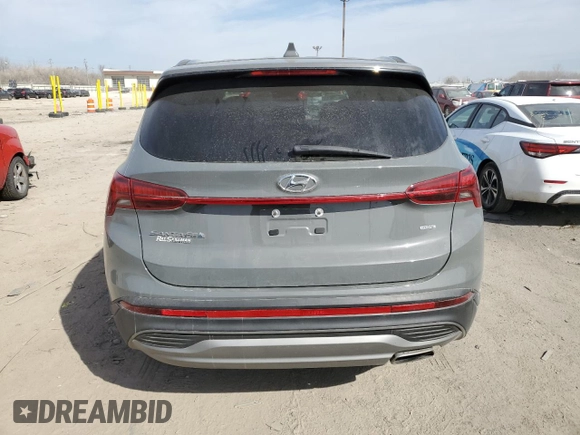 2023 Hyundai Santa Fe SE with VIN 5NMS1DAJXPH502836, listed as a Copart auction lot 48951395 with 38,282 mi miles and Salvage title. Bid and sale history available at DreamBid. Image 6.