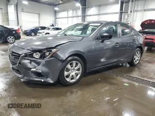 2014 Mazda 3 i SV with VIN JM1BM1T70E1156522, listed as a Copart auction lot 47558425 with 187,009 mi miles and Salvage Title. Bid and sale history available at DreamBid. Image 1.