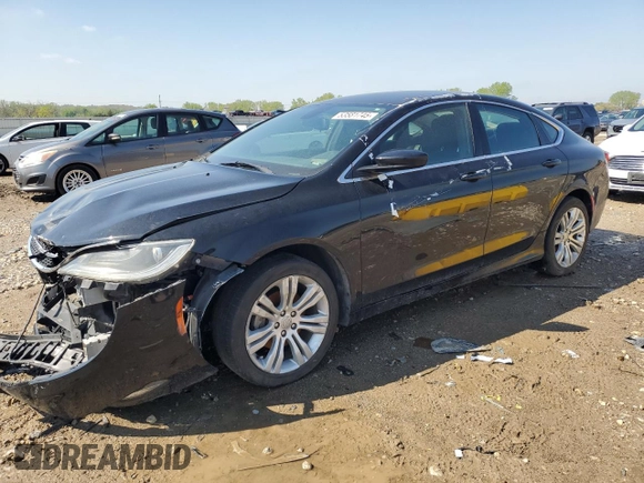 2015 Chrysler 200 Limited with VIN 1C3CCCAB3FN622419, listed as a Copart auction lot 53581745 with 153,404 mi miles and Clean Title. Bid and sale history available at DreamBid. Image 1.