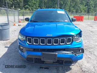 2024 Jeep Compass Latitude with VIN 3C4NJDBN8RT119496, listed as a IAAI auction lot 42608637 with 32,417 mi miles and . Bid and sale history available at DreamBid. Image 12.