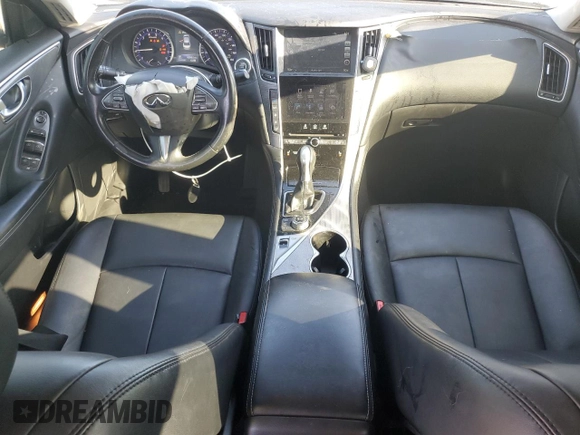 2014 Infiniti Q50 Premium with VIN JN1BV7AP3EM690697, listed as a Copart auction lot 87107684 with 82,862 mi miles and Salvage Title. Bid and sale history available at carsss.com. Image 8.