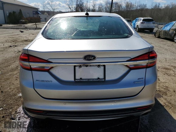 2017 Ford Fusion SE with VIN 3FA6P0HD5HR186567, listed as a Copart auction lot 50250495 with 61,053 mi miles and Salvage title. Bid and sale history available at DreamBid. Image 6.