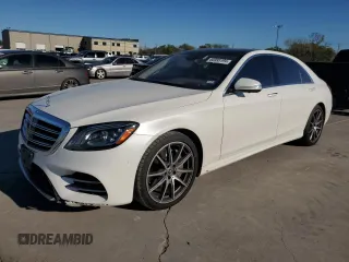 2020 Mercedes-Benz S-Class S 450 with VIN WDDUG6GB7LA503701, listed as a Copart auction lot 80995194 with 35,707 mi miles and Salvage Title. Bid and sale history available at carsss.com. Image 1.