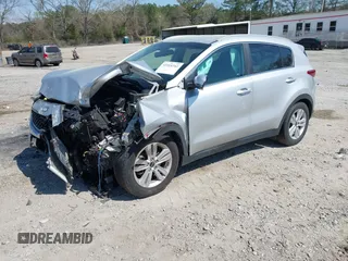 2018 Kia Sportage LX with VIN KNDPM3AC6J7422408, listed as a IAAI auction lot 41918342 with 104,385 mi miles and . Bid and sale history available at carsss.com. Image 18.