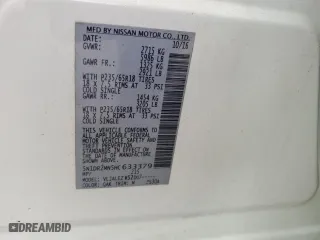 2017 Nissan Pathfinder SV with VIN 5N1DR2MN5HC633379, listed as a Copart auction lot 54587415 with 96,826 mi miles and Salvage Title. Bid and sale history available at carsss.com. Image 13.