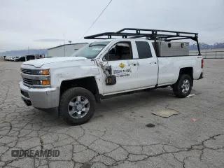 2018 Chevrolet Silverado 3500HD Work Truck with VIN 1GC5KYEG8JZ127838, listed as a Copart auction lot 86179864 with 157,705 mi miles and Salvage Title. Bid and sale history available at DreamBid. Image 1.