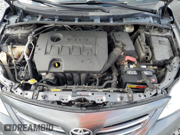 2013 Toyota Corolla L with VIN 5YFBU4EE9DP181829, listed as a Copart auction lot 54594115 with 185,546 mi miles and Salvage Title. Bid and sale history available at DreamBid. Image 11.