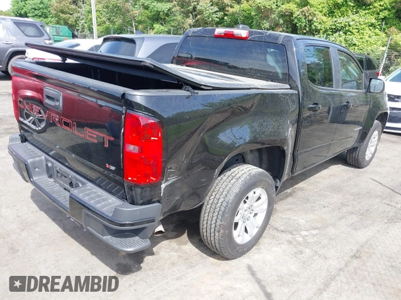 2022 Chevrolet Colorado 2WD LT with VIN 1GCGSCEN4N1198906, listed as a IAAI auction lot 42103408 with 61,766 mi miles and . Bid and sale history available at DreamBid. Image 4.
