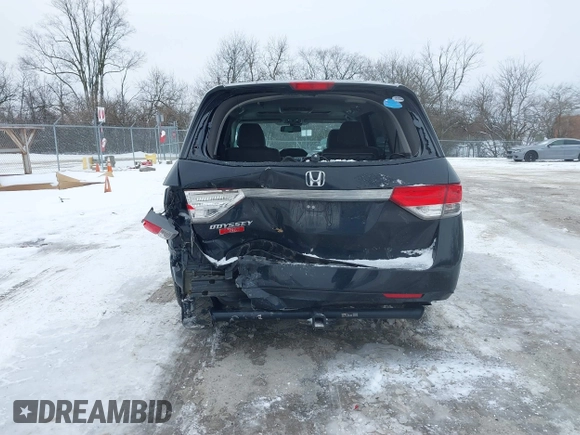 2015 Honda Odyssey EX-L with VIN 5FNRL5H60FB018030, listed as a IAAI auction lot 41608357 with 166,214 mi miles and . Bid and sale history available at carsss.com. Image 16.